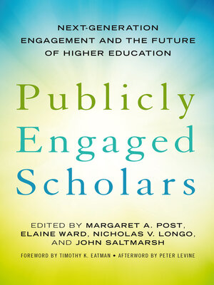 cover image of Publicly Engaged Scholars